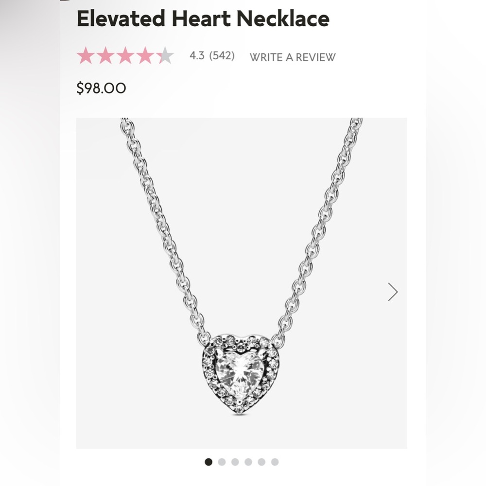 Pandora Heart Necklace